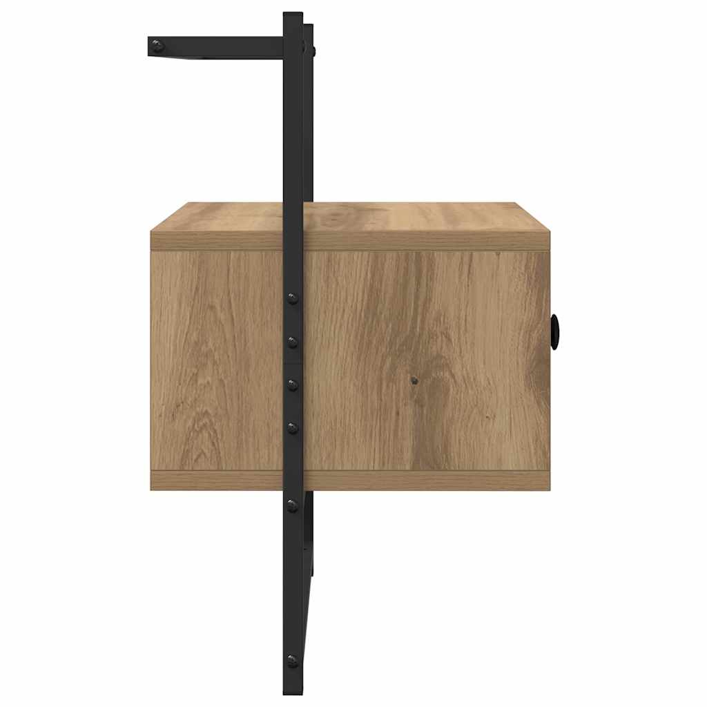 Bedside Cabinet Artisan oak 35 x 30 x 51 cm Engineered wood